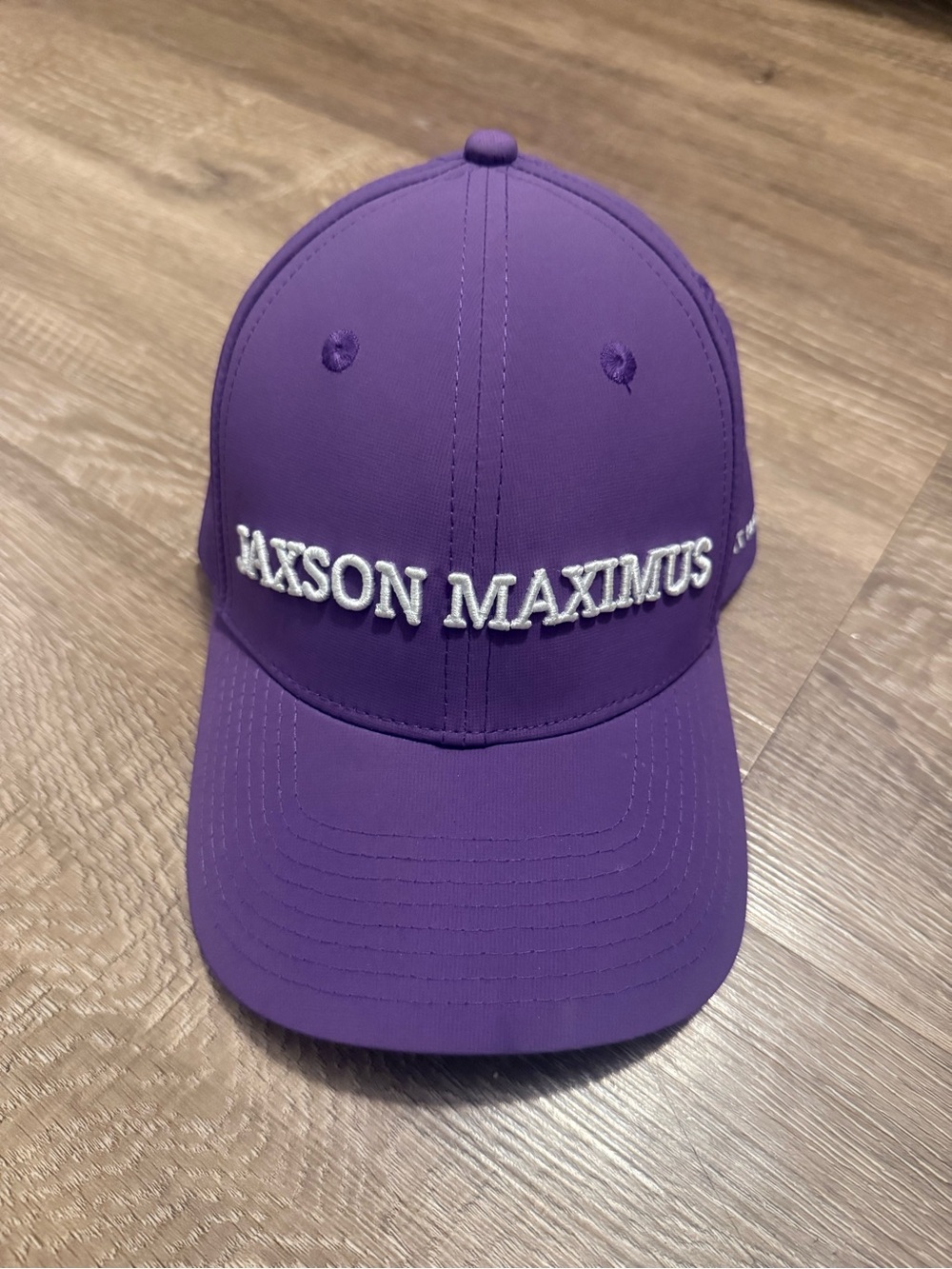 Purple Embroidered Baseball Hat